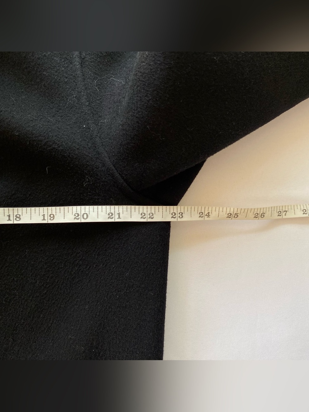 Theory Black Clairene in Double-Face Wool/ Cashmere Coat Large Quiet Luxury - Picture 15 of 16